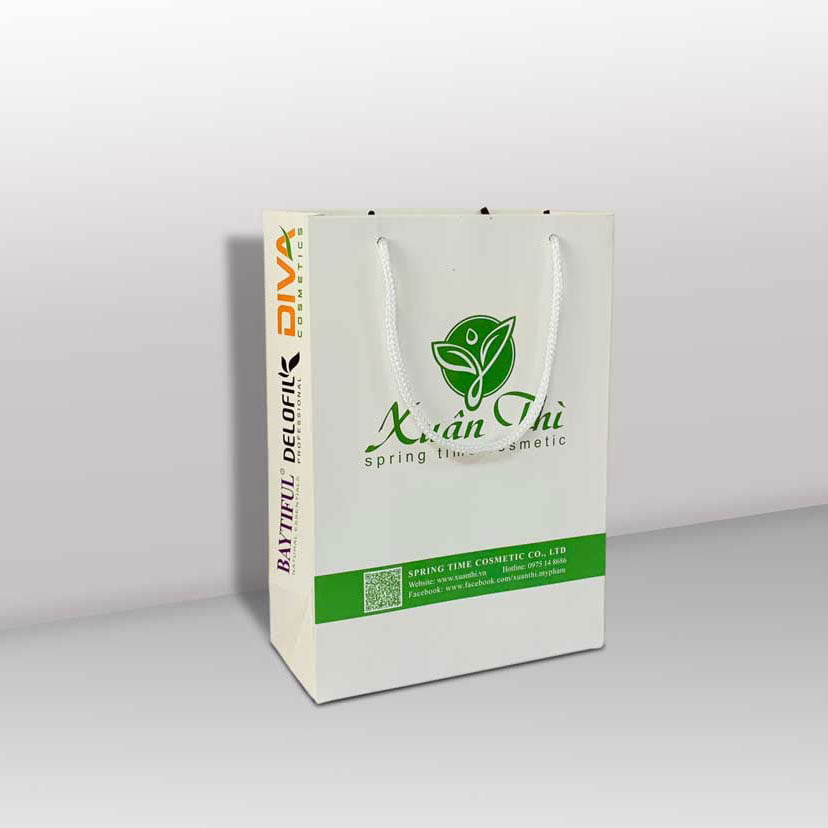 In túi giấy đựng mỹ phẩm