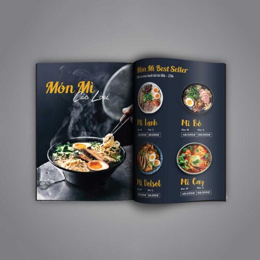 Menu thực đơn